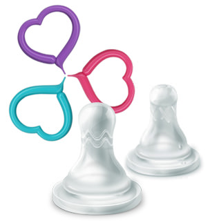 Bétta 乳头和乳头护理心形别针 ベッタの乳首と乳首のお手入れ用ハートピン