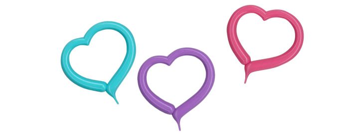 Bétta 乳头和乳头护理心形别针