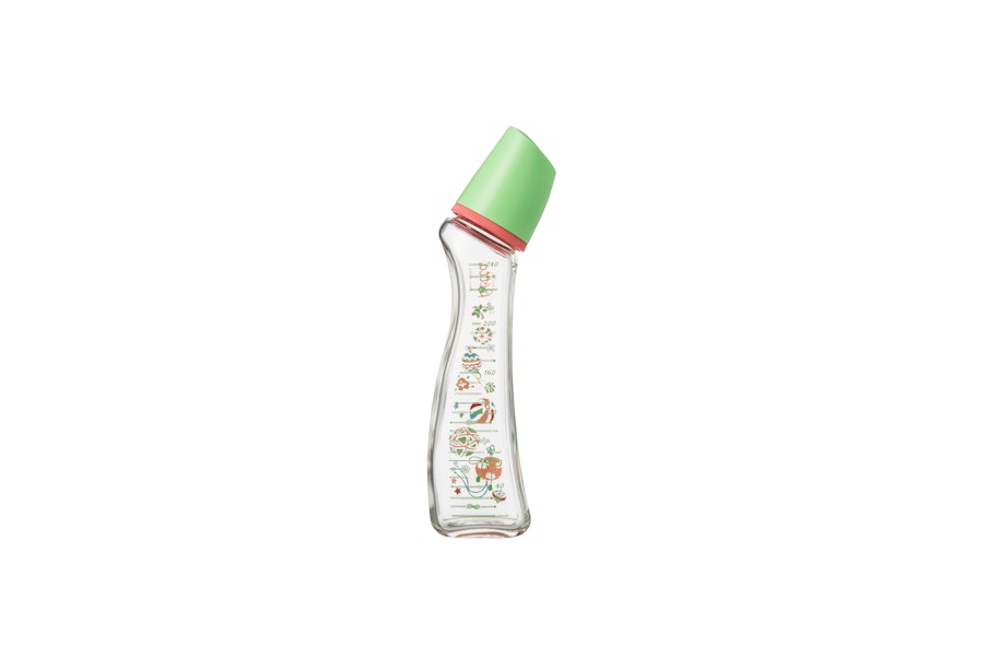 漂亮可爱的日本奶瓶，有手写的触感