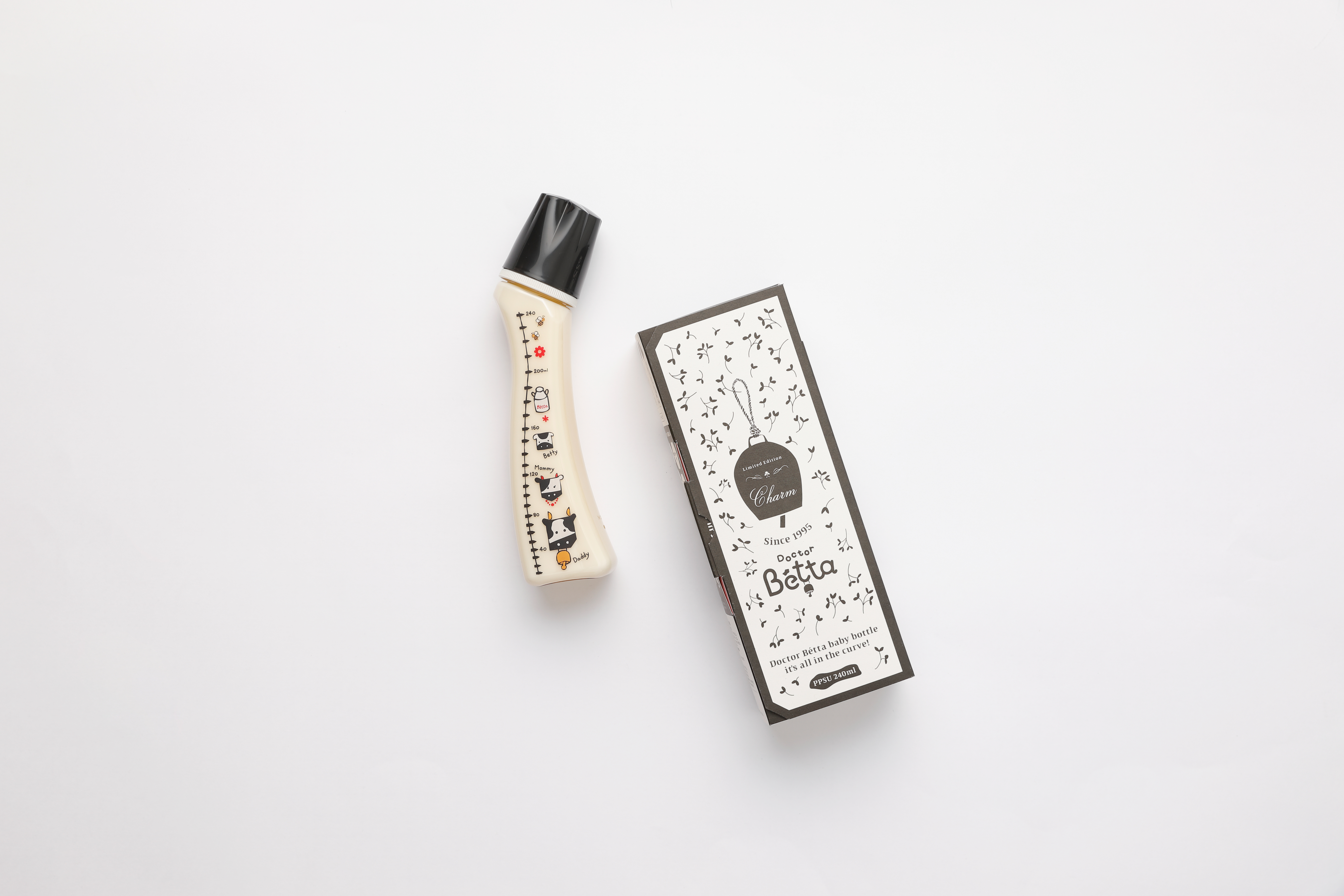 干支哺乳瓶【ブレイン 広口】Newborn Bottle 辰年干支記念セット