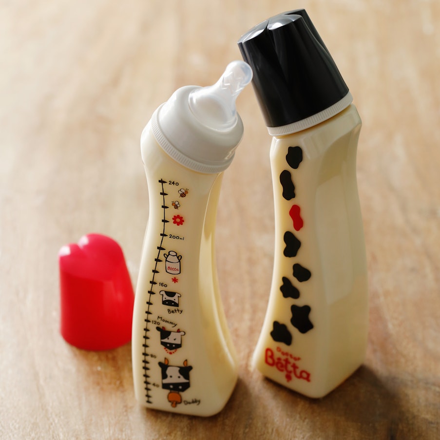 A baby bottle with a wish for your baby A baby bottle with a wish for your baby